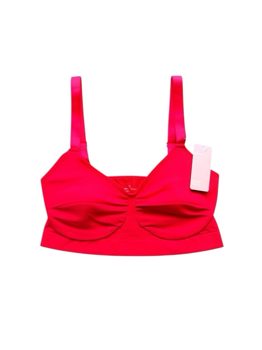 Feelingirl Seamless/Wireless Support Bra Pull-On Adjustable Straps Size-XL NWT